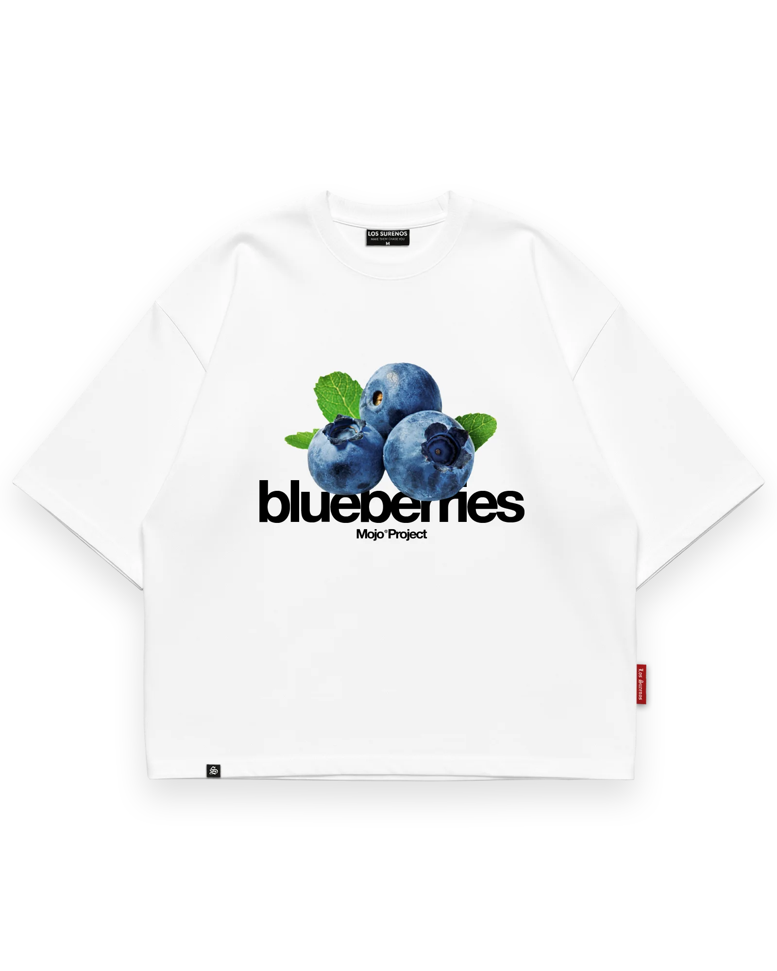 Mojo® Project Blueberries T-Shirt Beyaz ön görünüm