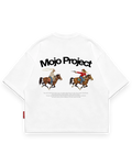 Mojo® Project Bonnie & Clyde T-Shirt Beyaz arka görünüm #beyaz