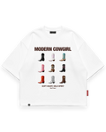 Mojo® Project Modern Cowgirl T-Shirt Beyaz ön görünüm #beyaz